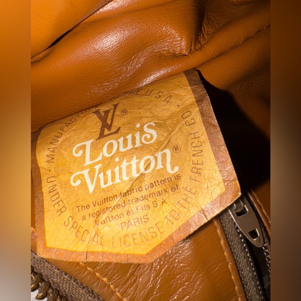 Louis Vuitton Vintage Brown Monogram Shoulder Bag - Picture 7 of 10